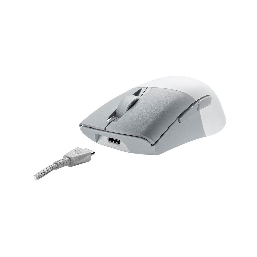 Мышка ASUS ROG Keris Aimpoint Bluetooth/Wireless White (90MP02V0-BMUA10) - 4