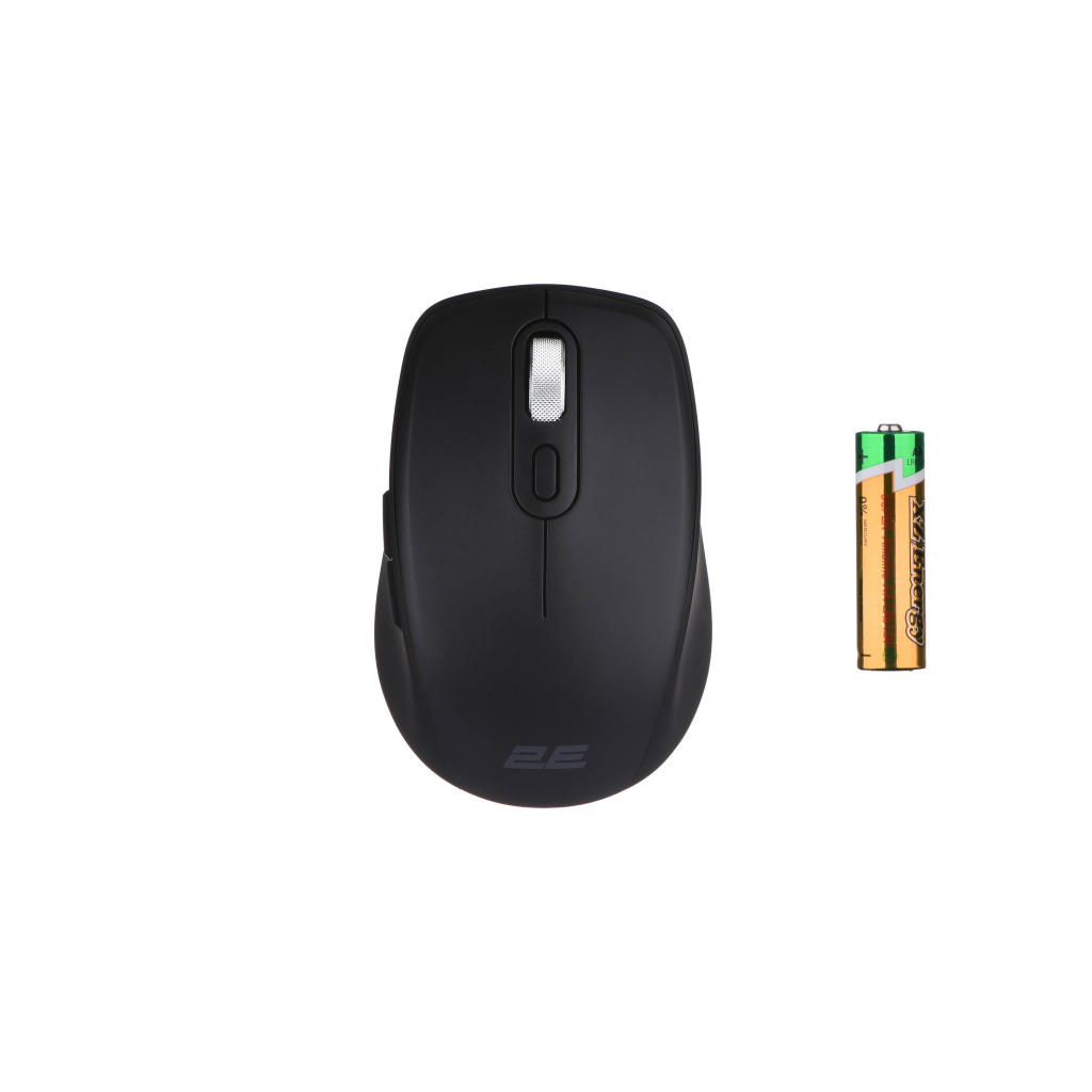 Мышка 2E MF225 Silent Wireless/Bluetooth Black (2E-MF225WBK) - 6