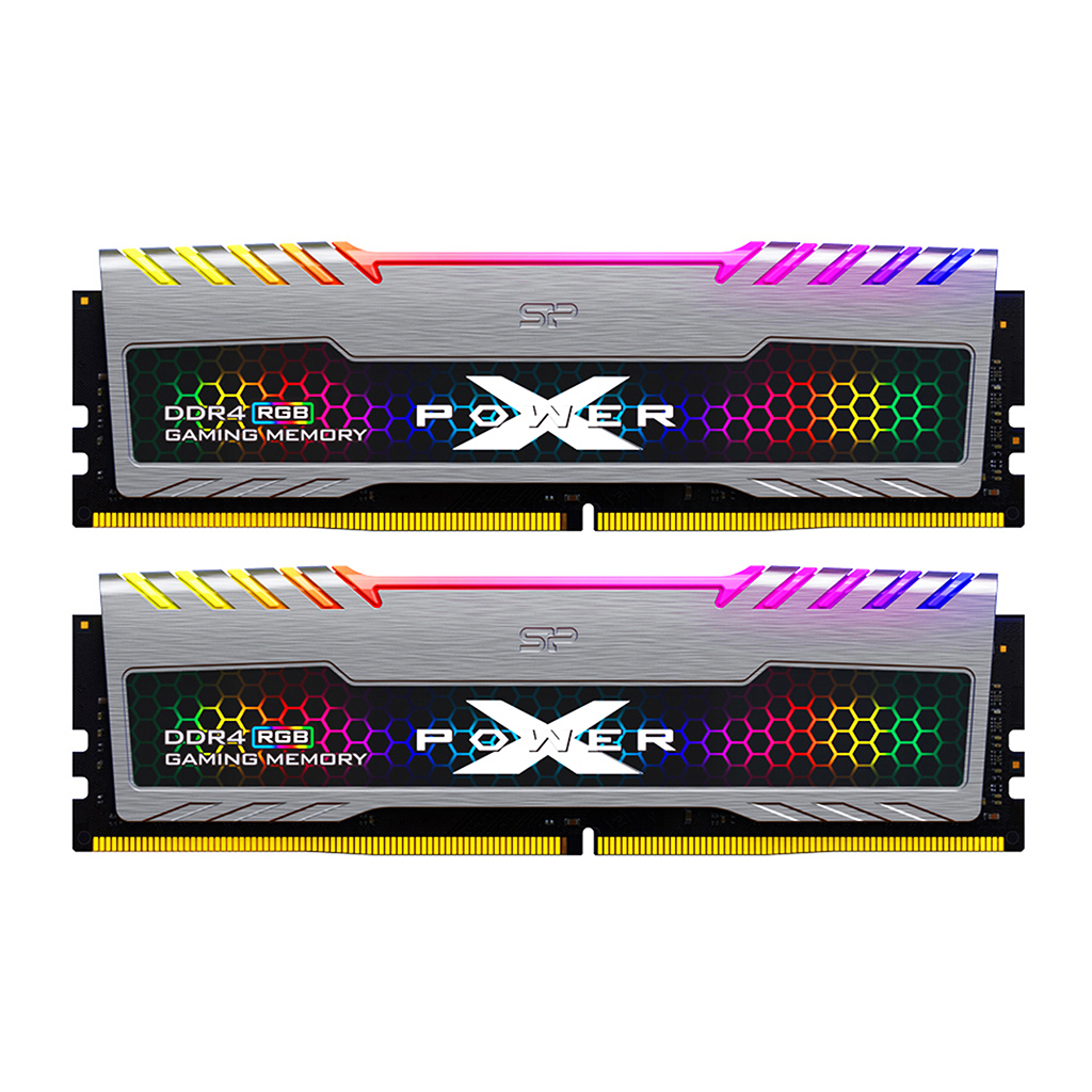 Модуль памяти для компьютера DDR4 32GB (2x16GB) 3200 MHz XPOWER Turbine RGB Silicon Power (SP032GXLZU320BDB)