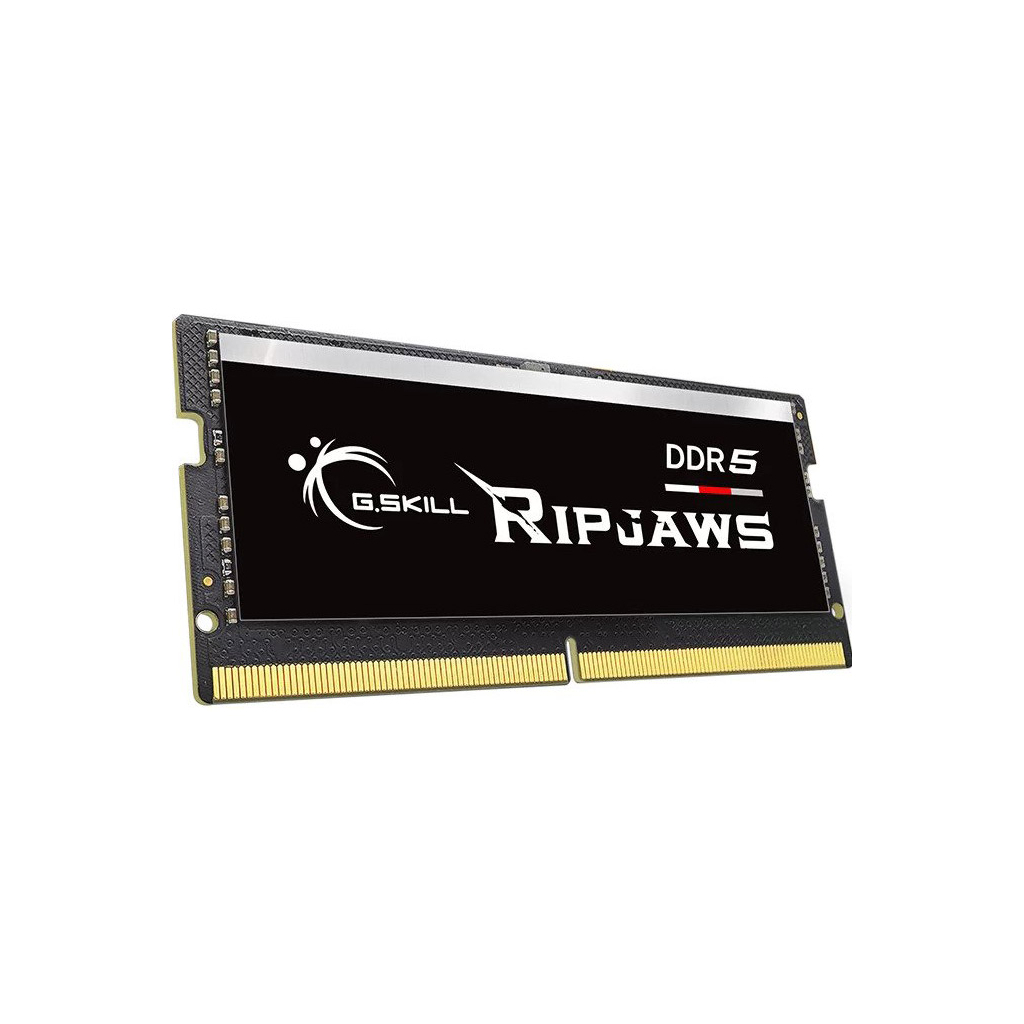Модуль памяти для ноутбука SoDIMM DDR5 32GB 4800 MHz G.Skill (F5-4800S3838A32GX1-RS) - 2 Модуль памяти для ноутбука SoDIMM DDR5 32GB 4800 MHz G.Skill (F5-4800S3838A32GX1-RS) - 2