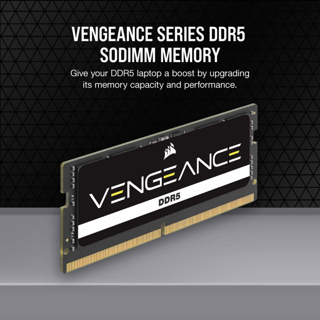 Модуль памяти для ноутбука SoDIMM DDR5 16GB 4800 MHz Vengeance Corsair (CMSX16GX5M1A4800C40) - 4