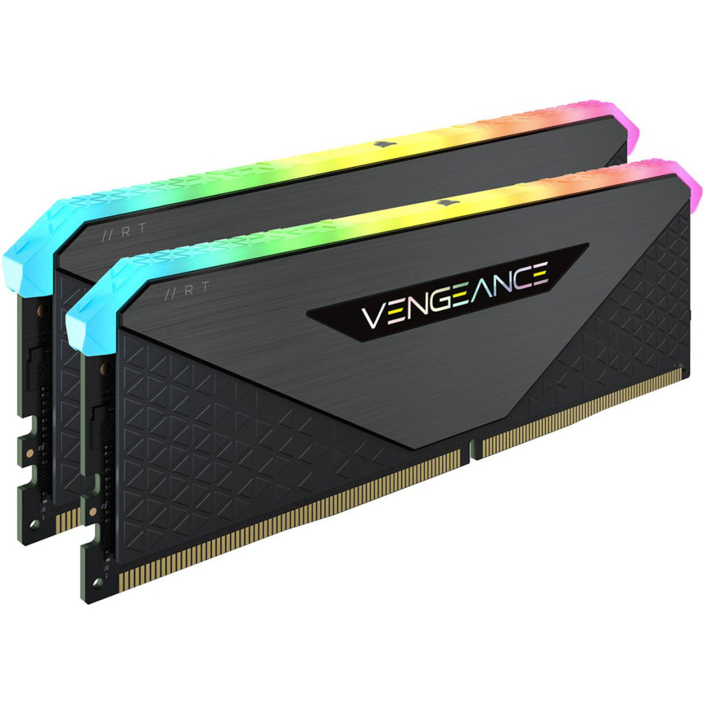 Модуль памяти для компьютера DDR5 64GB (2x32GB) 5600 MHz Vengeance RGB Black Corsair (CMH64GX5M2B5600C36) - 2