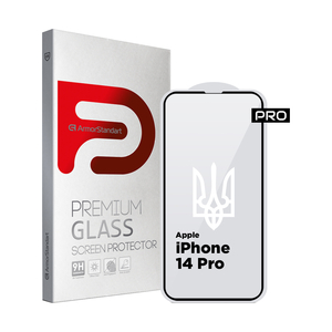 Стекло защитное Armorstandart Pro 3D LE Apple iPhone 14 Pro Black (ARM65658)