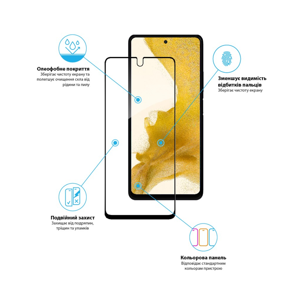 Стекло защитное Global Full Glue Infinix Note 10 Pro 2022 (1283126535031) - 3