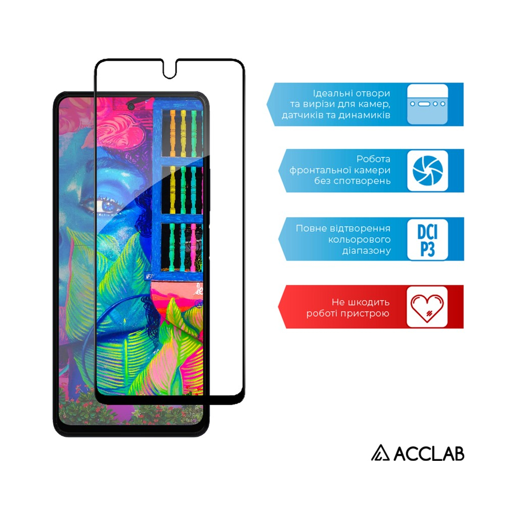 Стекло защитное ACCLAB Full Glue Infinix Note 10 Pro 2022 (1283126535017) - 4