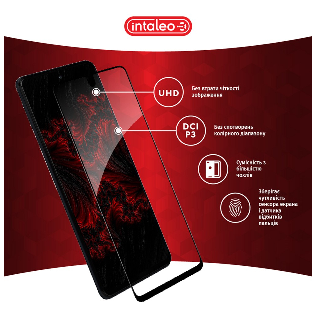 Стекло защитное Intaleo Full Glue Infinix Note 10 Pro 2022 (1283126535048) - 2