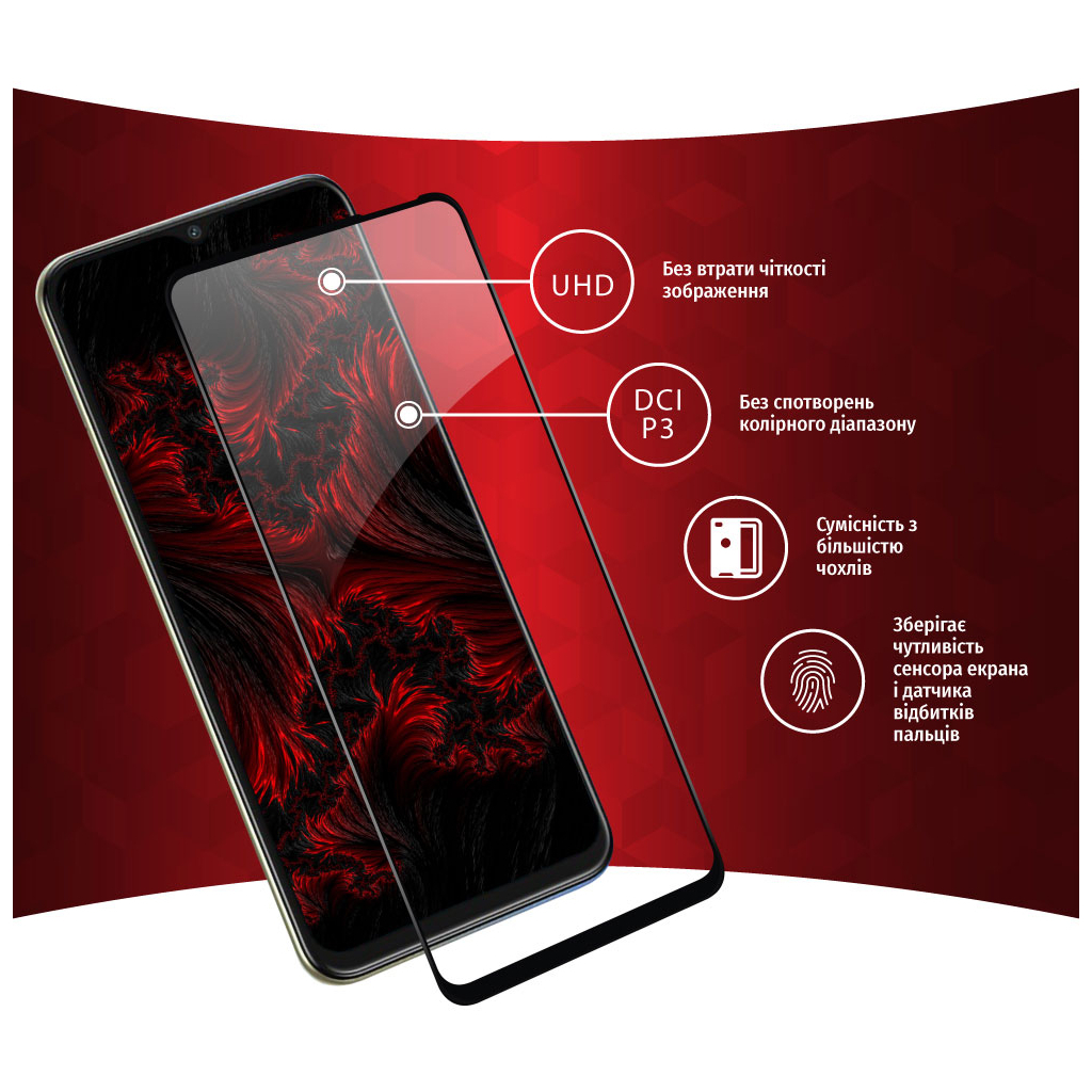 Стекло защитное Intaleo Full Glue Tecno Spark 8p (1283126533167) - 2