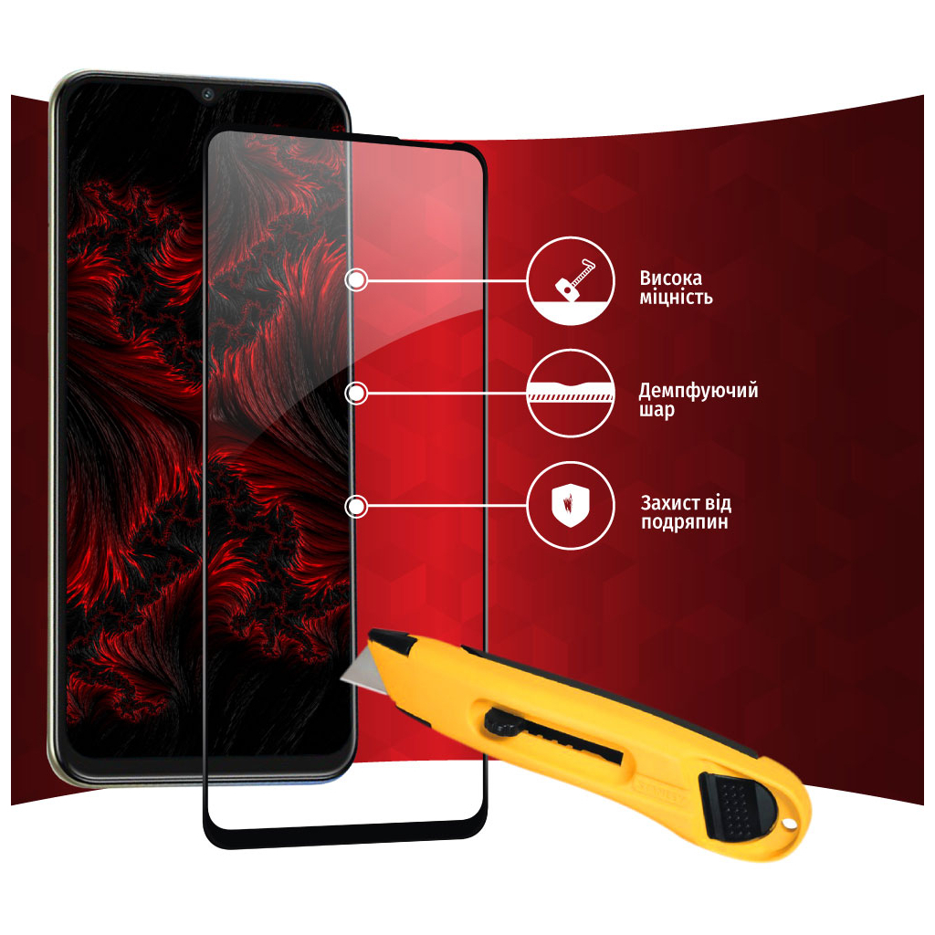 Стекло защитное Intaleo Full Glue Tecno Spark 8p (1283126533167) - 3