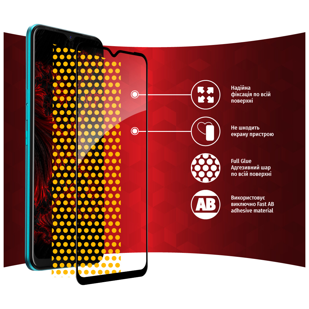 Стекло защитное Intaleo Full Glue Tecno Spark Go 2022 (1283126542329) - 5