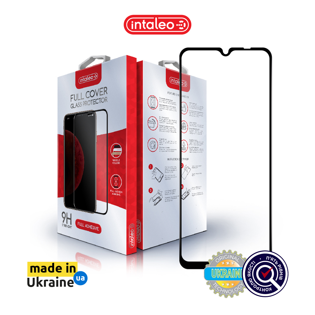 Стекло защитное Intaleo Full Glue Xiaomi Redmi 10C (1283126527173) - 1