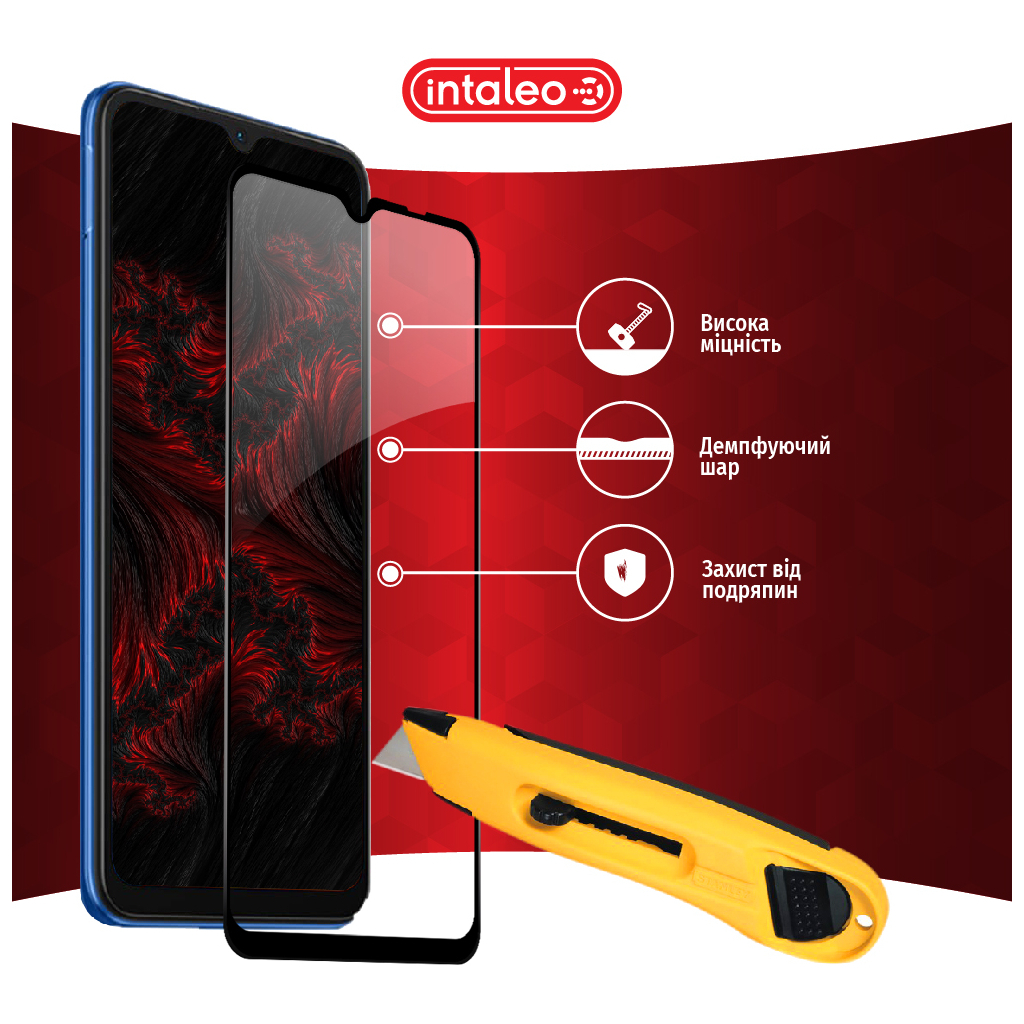 Стекло защитное Intaleo Full Glue Xiaomi Redmi 10C (1283126527173) - 4