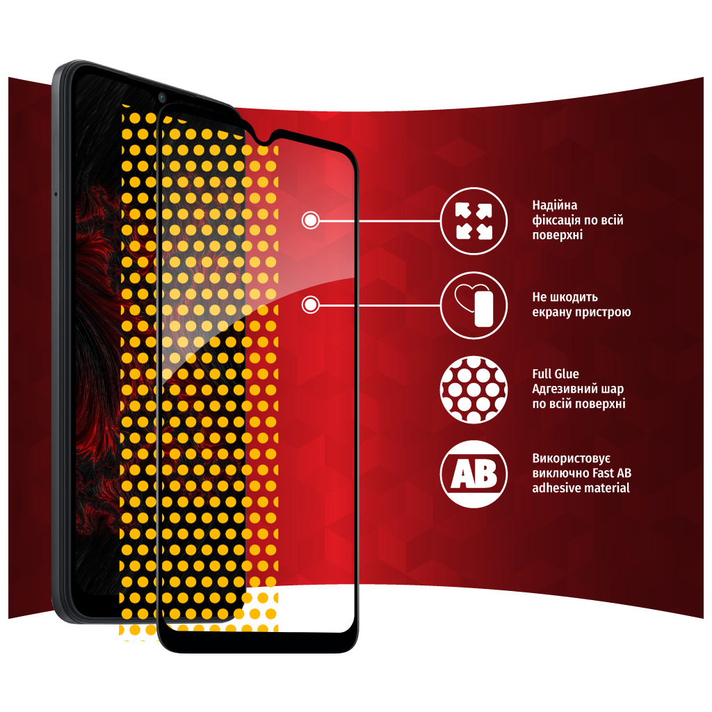 Стекло защитное Intaleo Full Glue Xiaomi Redmi A1 (1283126545337) - 5