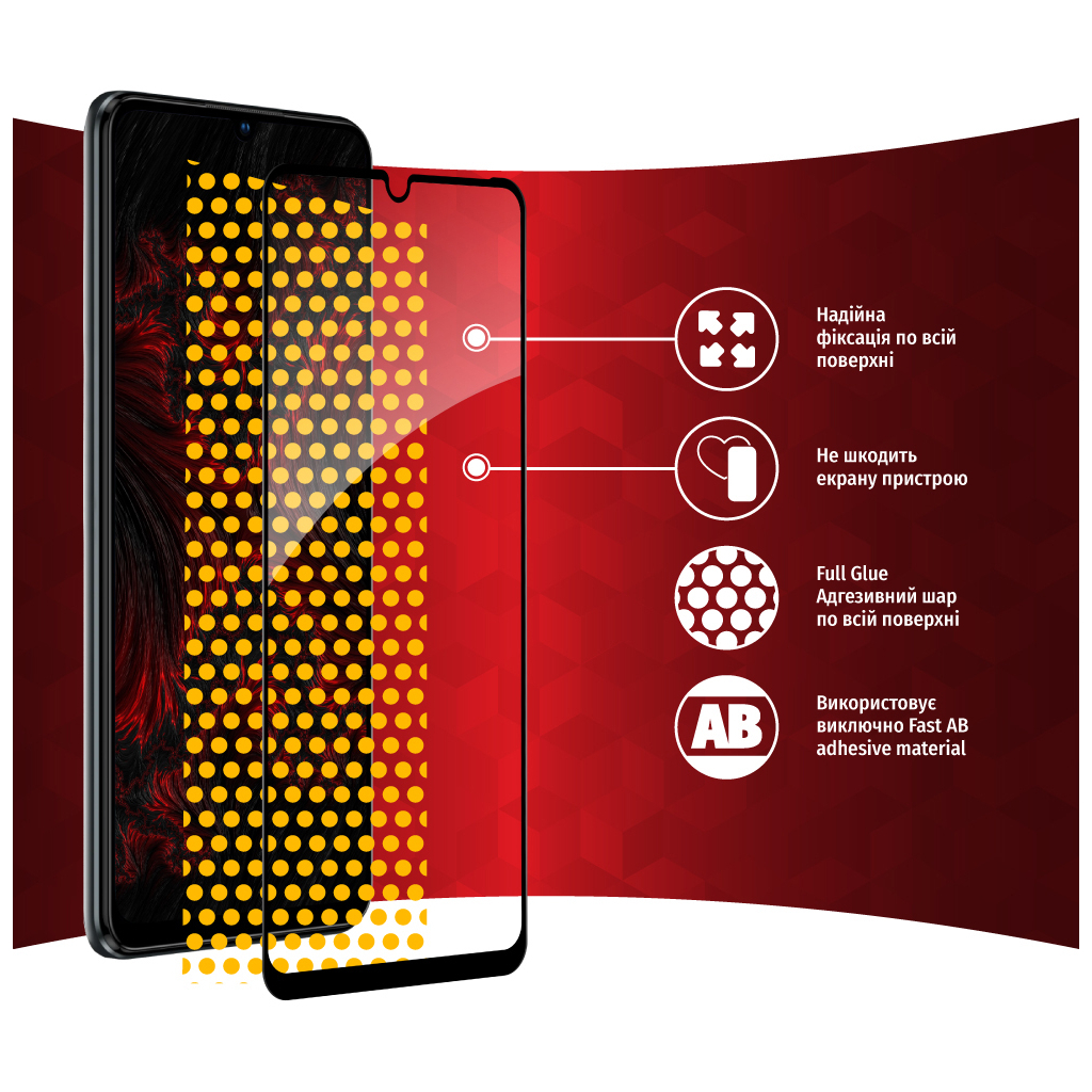 Стекло защитное Intaleo Full Glue ZTE Blade V40 Vita (1283126545696) - 5