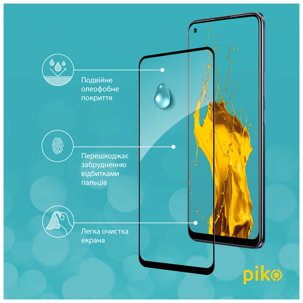 Стекло защитное Piko Full Glue Realme 8 (1283126523281) - 4