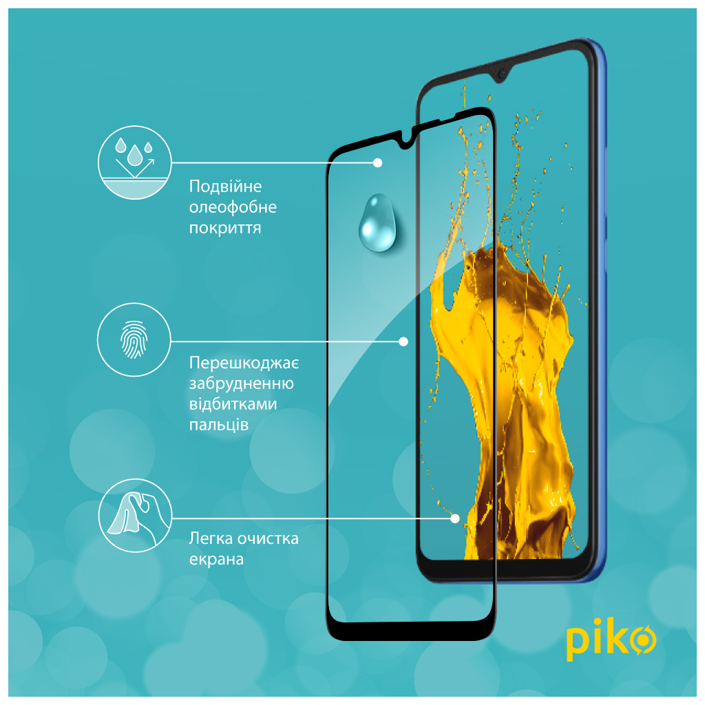 Стекло защитное Piko Full Glue Xiaomi Redmi 10A (1283126537820) - 4