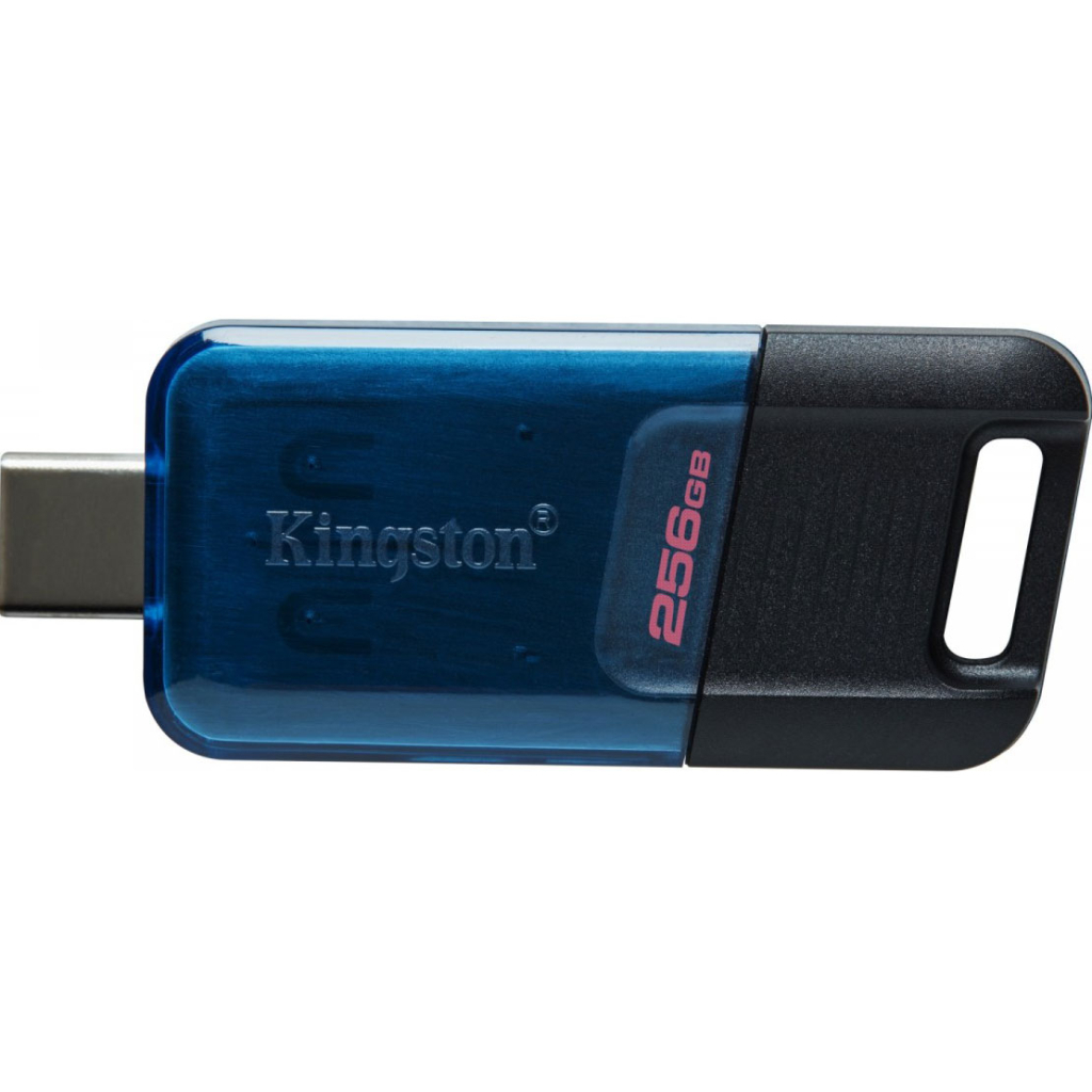 USB флеш накопитель Kingston 256 GB DataTraveler 80 M USB-C 3.2 (DT80M/256GB) - 2
