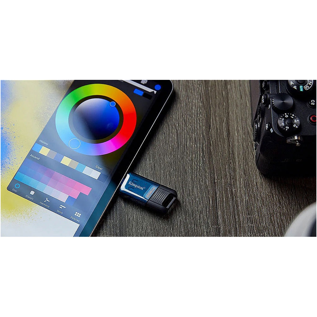 USB флеш накопитель Kingston 256 GB DataTraveler 80 M USB-C 3.2 (DT80M/256GB) - 5