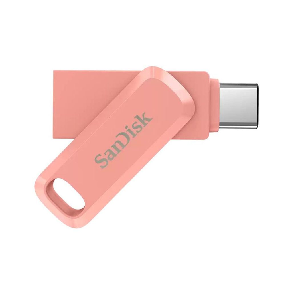 USB флеш накопитель SanDisk 256GB Ultra Dual Drive Go USB 3.0/Type-C Peach (SDDDC3-256G-G46PC) - 1 USB флеш накопитель SanDisk 256GB Ultra Dual Drive Go USB 3.0/Type-C Peach (SDDDC3-256G-G46PC) - 1