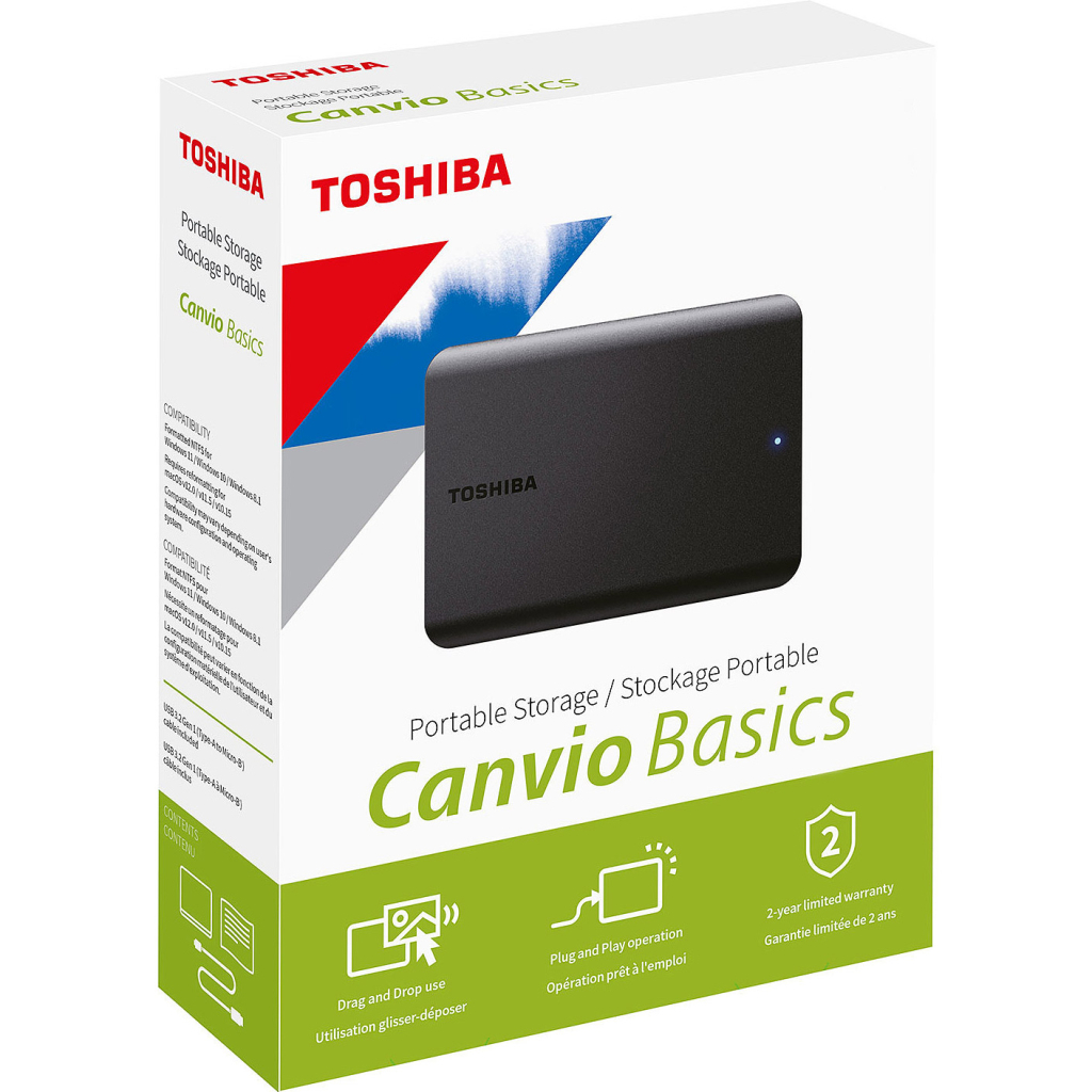 Внешний жесткий диск 2.5" 1TB Toshiba (HDTB510EK3AA) - 4