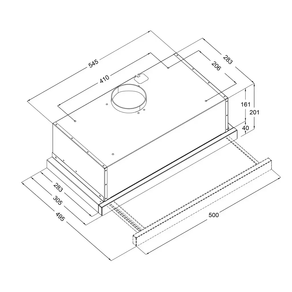 Вытяжка кухонная Borgio TLF (TR) 50 black - 5