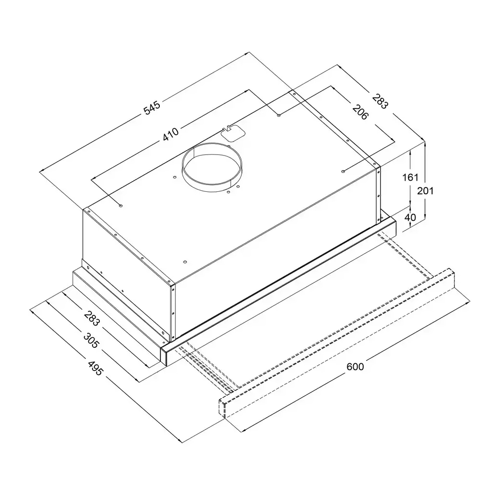 Вытяжка кухонная Borgio TLF (TR) 60 brown - 5