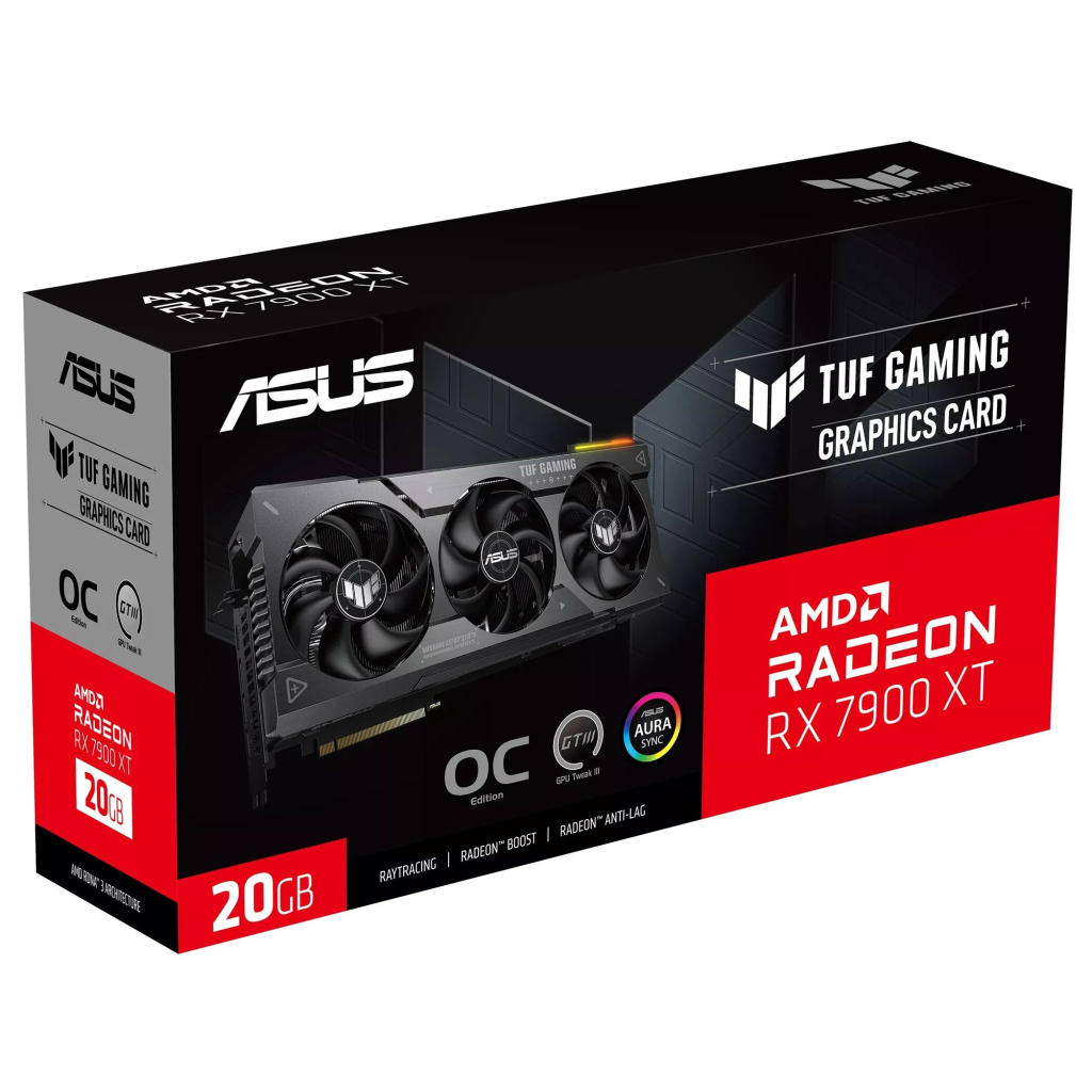Видеокарта ASUS Radeon RX 7900 XT 20Gb TUF OC GAMING (TUF-RX7900XT-O20G-GAMING) - 3