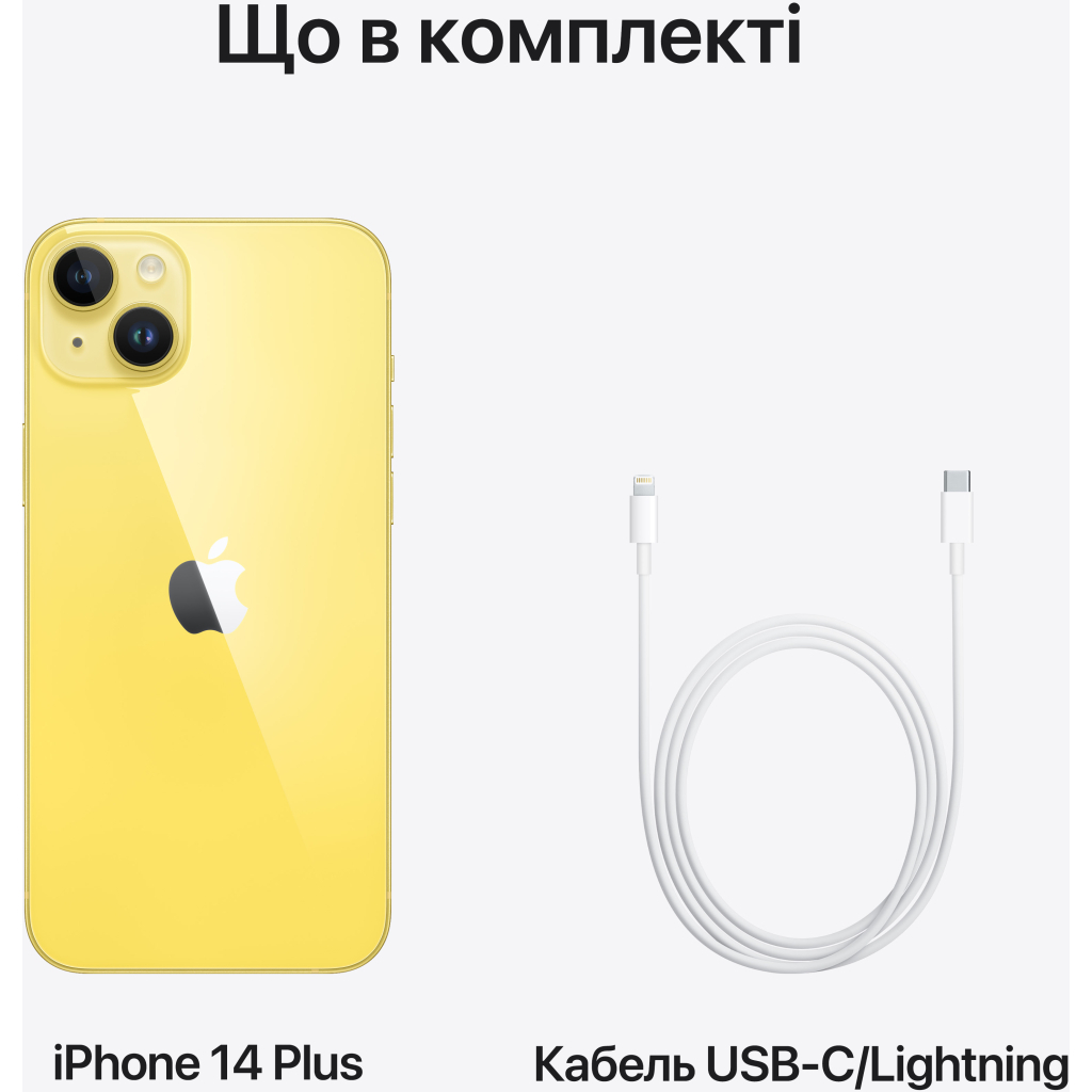 Мобильный телефон Apple iPhone 14 Plus 512GB Yellow (MR6G3) - 5