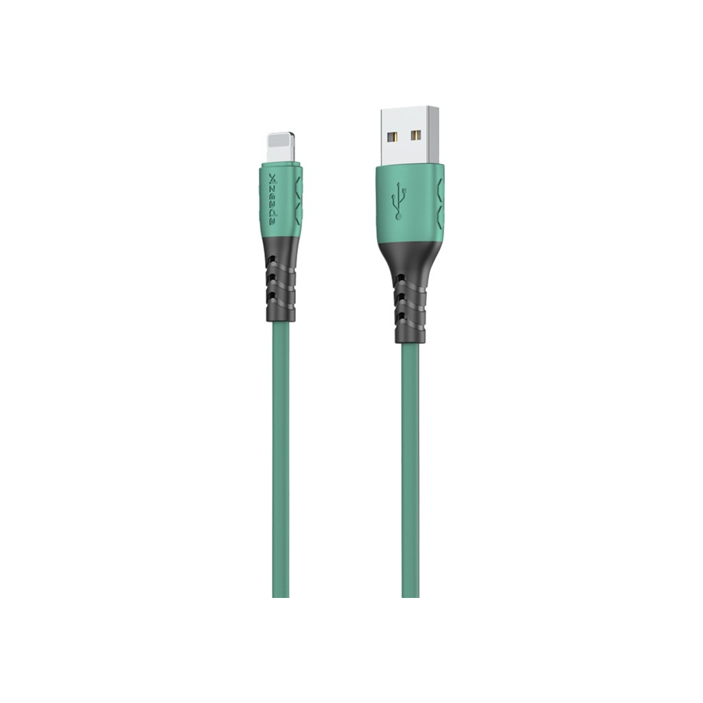Дата кабель USB 2.0 AM to Lightning 1.0m PD-B51i Green Proda (PD-B51i-GR) - 1