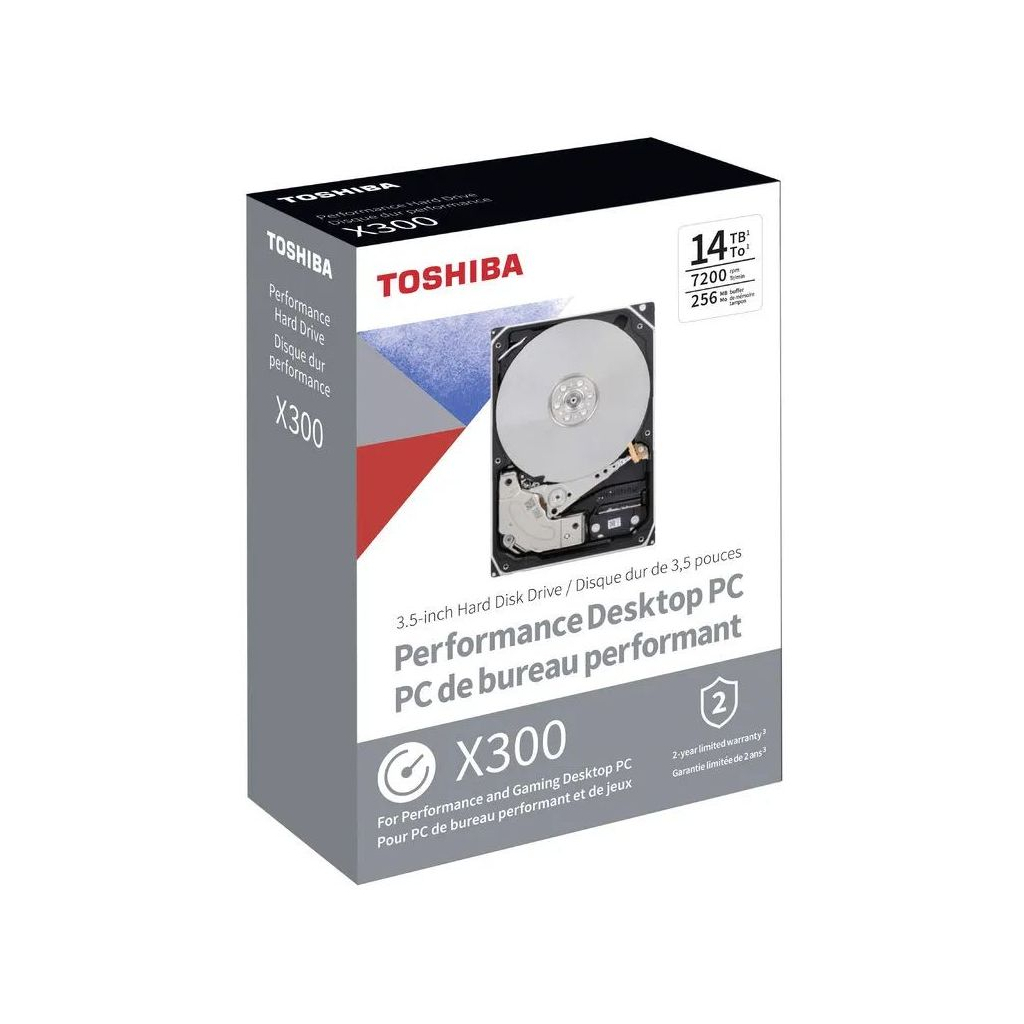 Жесткий диск 3.5" 14TB Toshiba (HDWR31EEZSTA) - 2