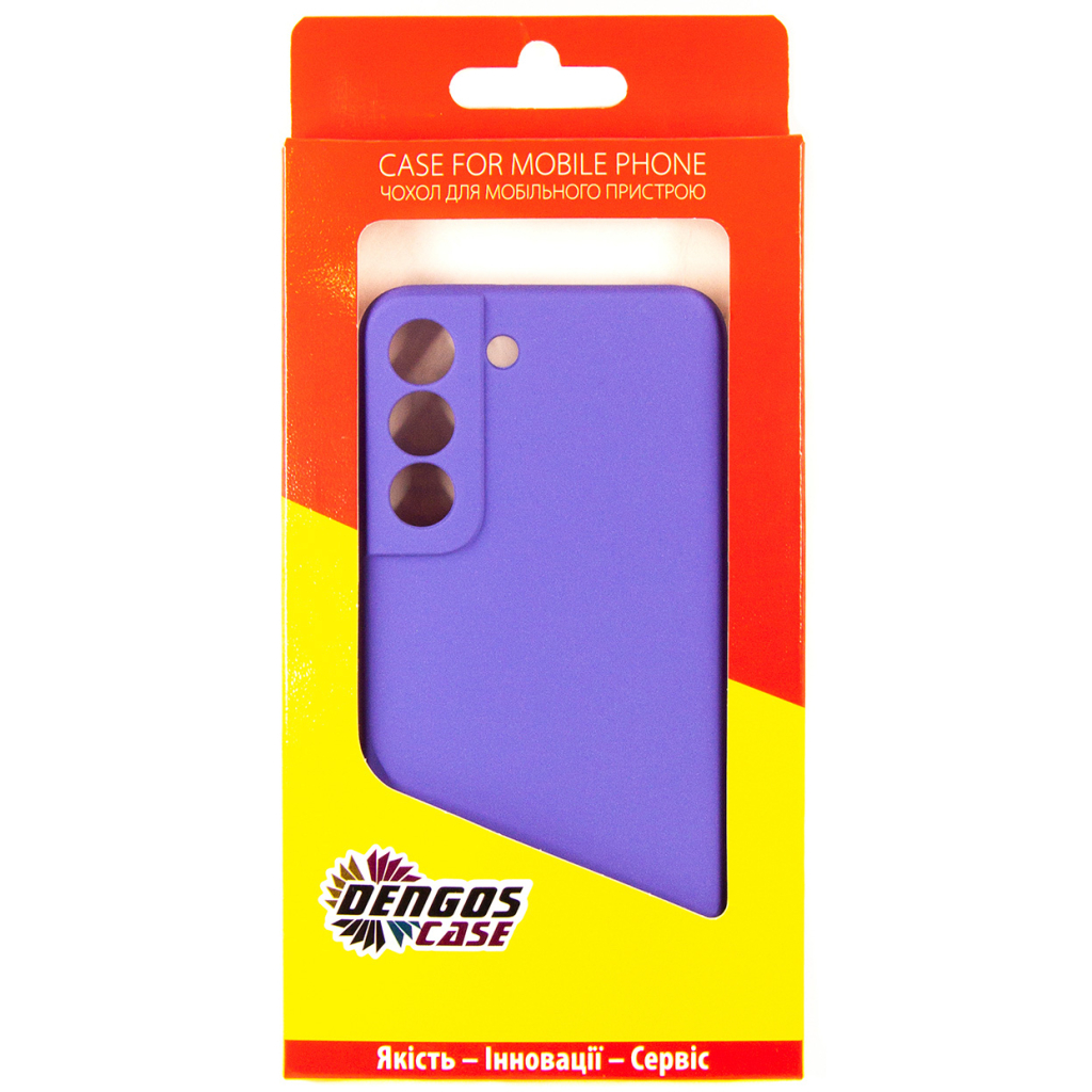 Чехол для моб. телефона Dengos Carbon Samsung Galaxy S22 (purple) (DG-TPU-CRBN-167) - 5