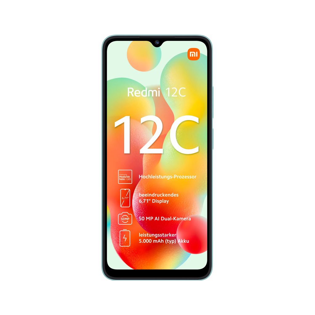 Мобильный телефон Xiaomi Redmi 12C 4/64GB Mint Green - 1