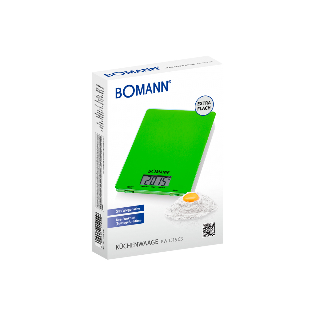 Весы кухонные Bomann KW 1515 CB green (KW1515CB green) - 2