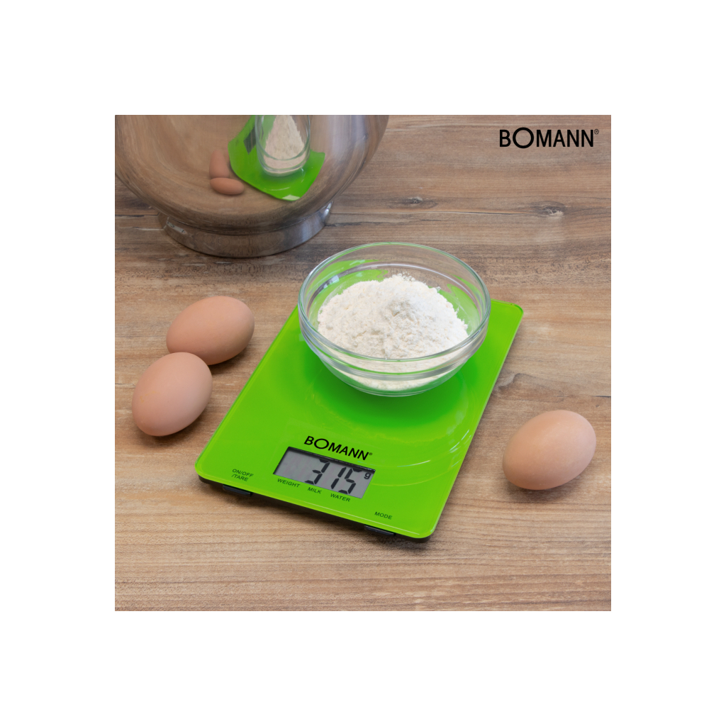 Весы кухонные Bomann KW 1515 CB green (KW1515CB green) - 3