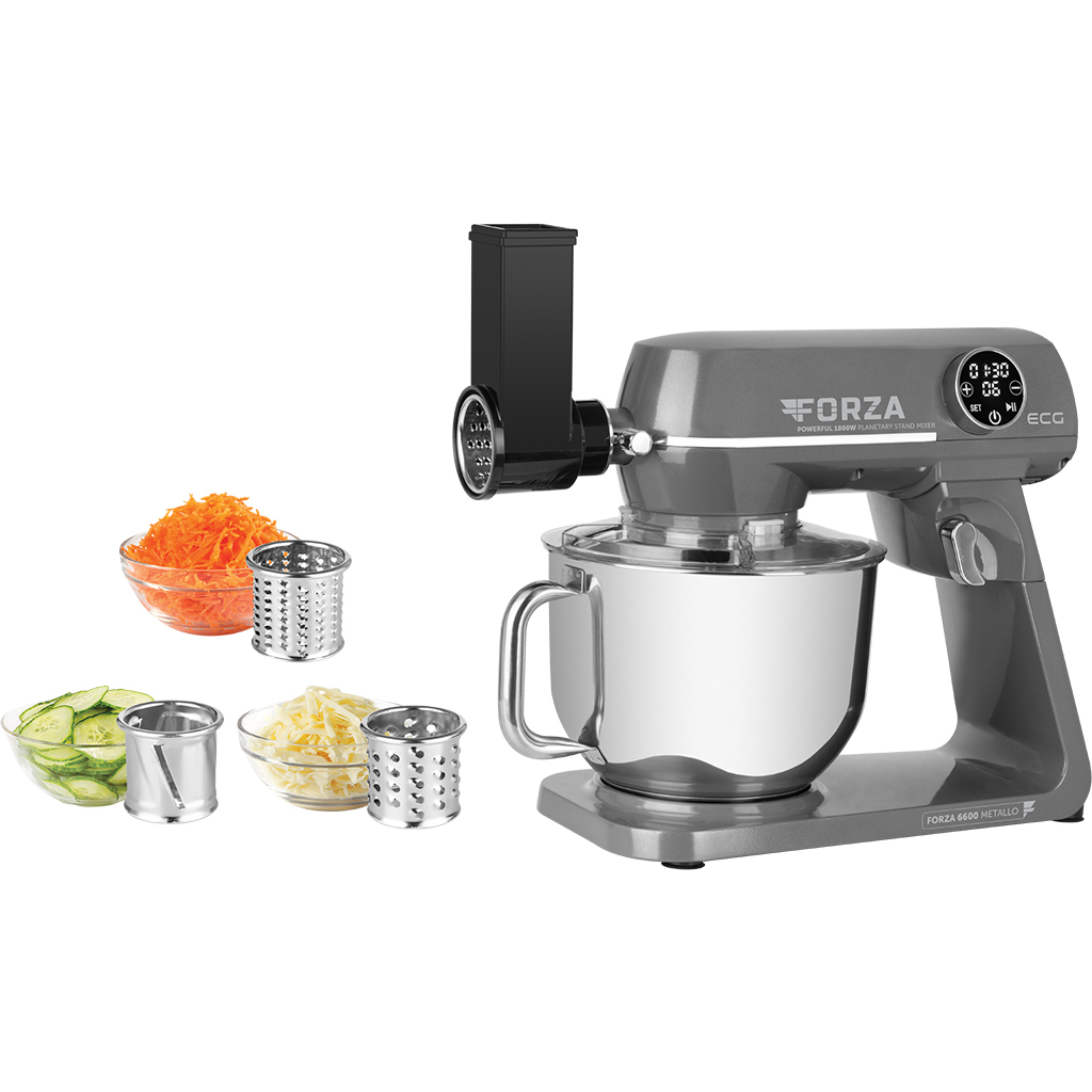 Кухонный комбайн ECG FORZA 6600 Metallo Scuro - 11