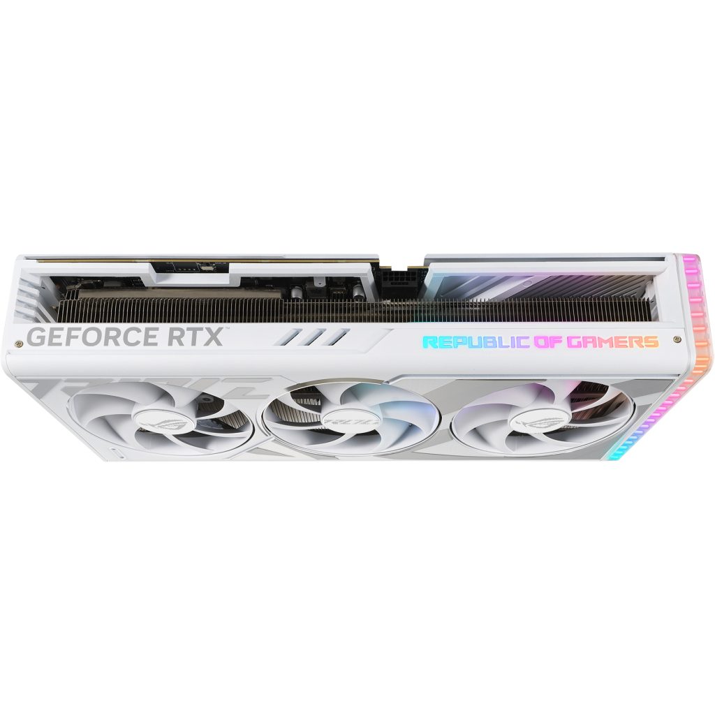 Видеокарта ASUS GeForce RTX4090 24GB ROG STRIX WHITE OC (ROG-STRIX-RTX4090-O24G-WHITE) - 4