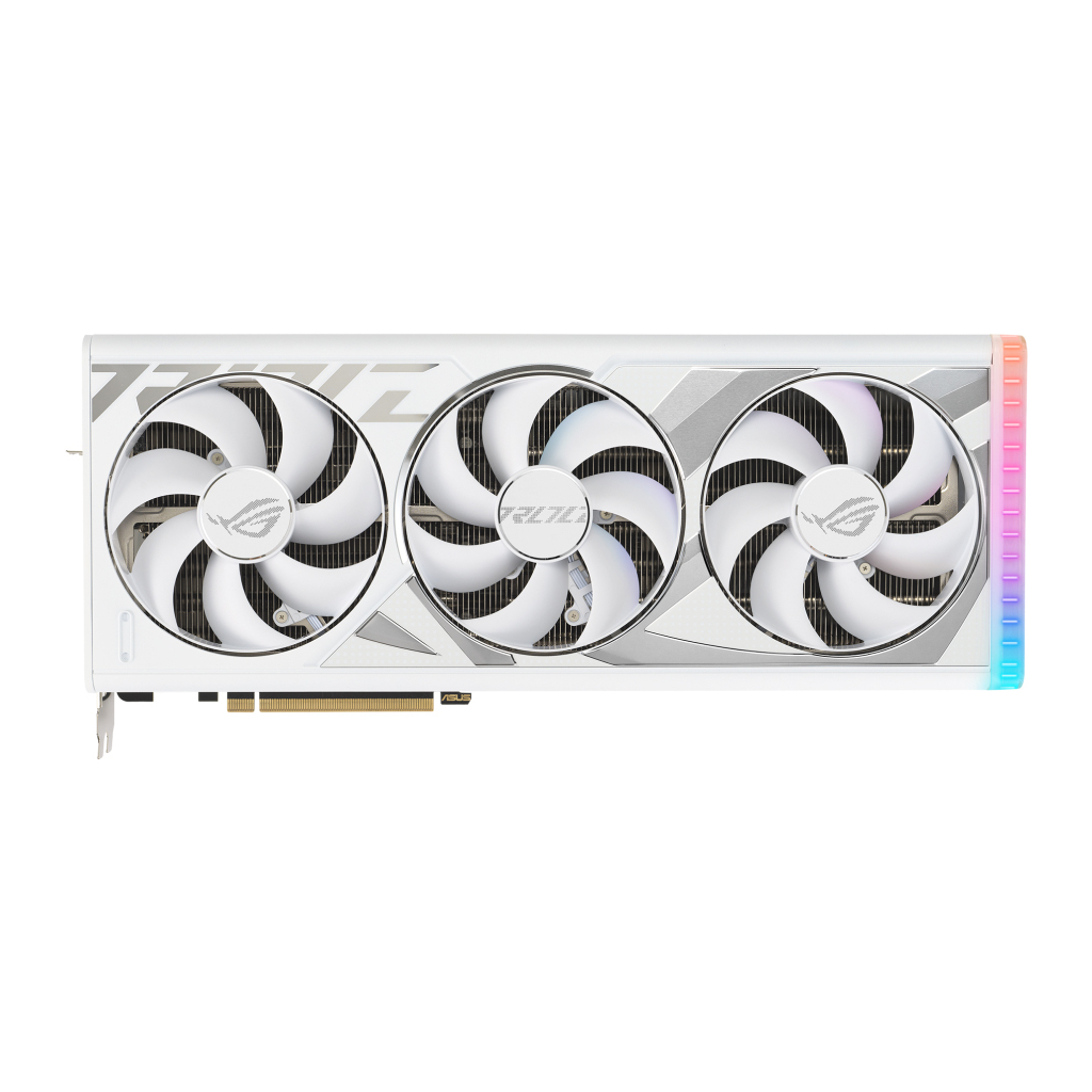 Видеокарта ASUS GeForce RTX4080 16Gb ROG STRIX WHITE OC (ROG-STRIX-RTX4080-O16G-WHITE)