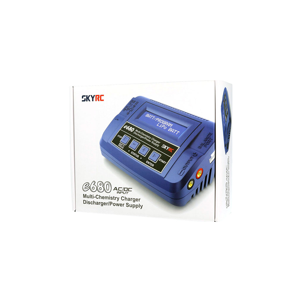 Зарядное устройство для аккумуляторов SkyRc e680 8A/80W с/БП универсальное (SK-100149) (LC-E680) - 3