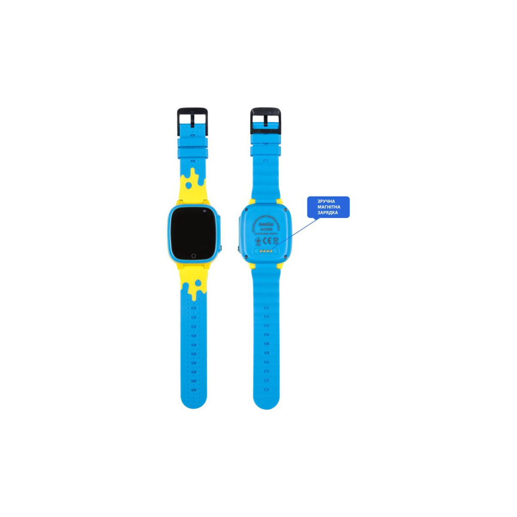 Смарт-часы Amigo GO008 GLORY GPS WIFI Blue-Yellow (976267) - 4
