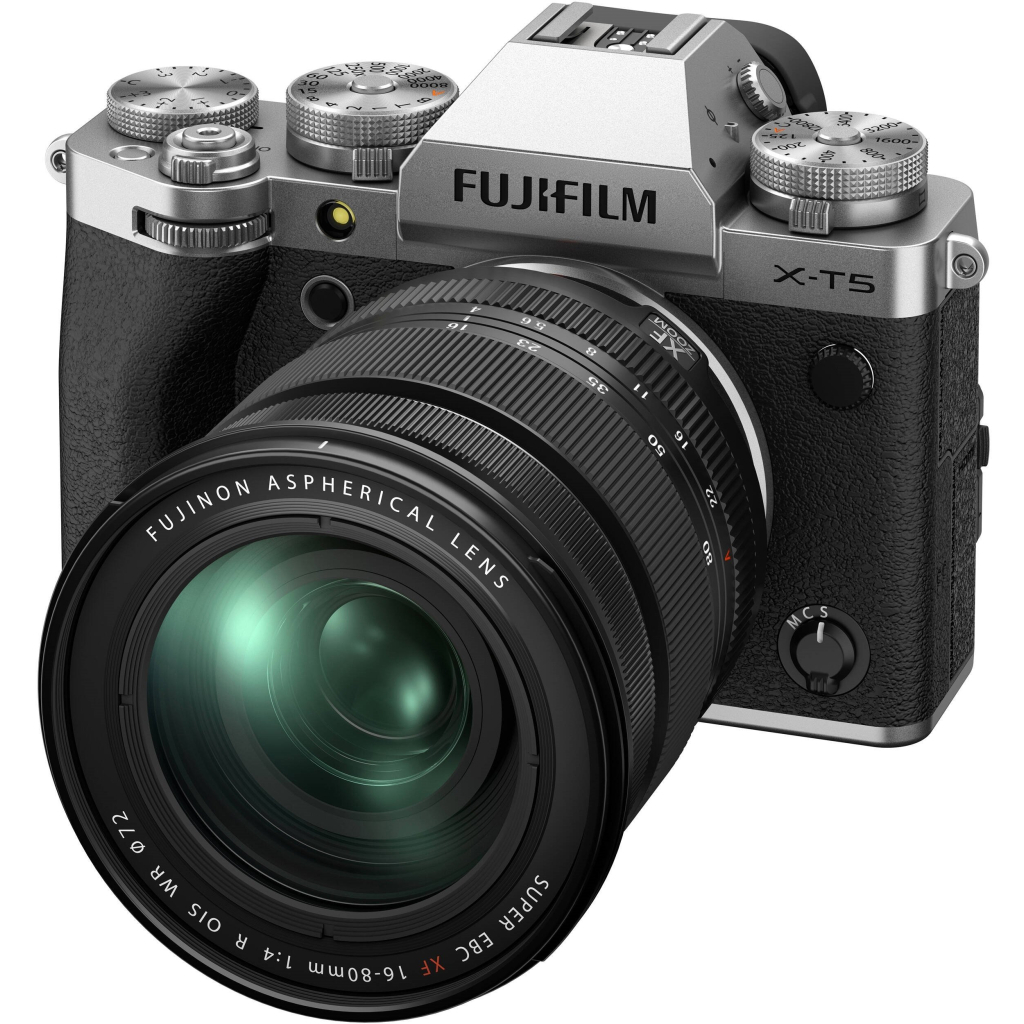 Цифровой фотоаппарат Fujifilm X-T5 + XF 16-80 F4 Kit Silver (16782600) - 7 Цифровой фотоаппарат Fujifilm X-T5 + XF 16-80 F4 Kit Silver (16782600) - 7