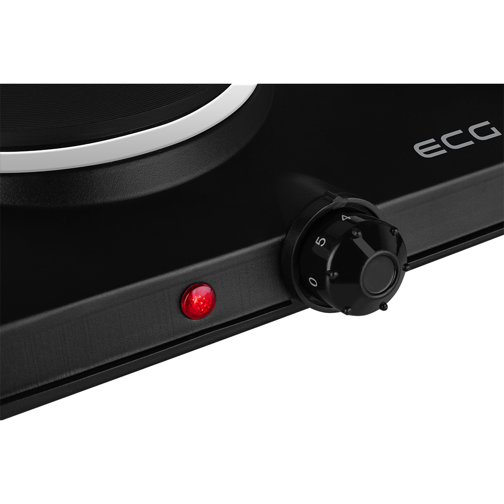 Настольная плита ECG EV 2512 Black - 4 Настольная плита ECG EV 2512 Black - 4