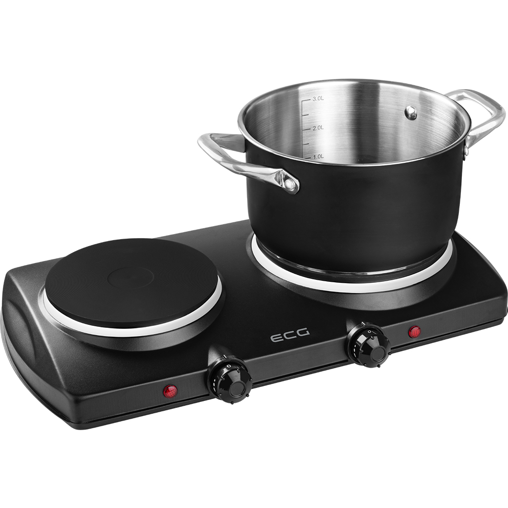 Настольная плита ECG EV 2512 Black - 5 Настольная плита ECG EV 2512 Black - 5