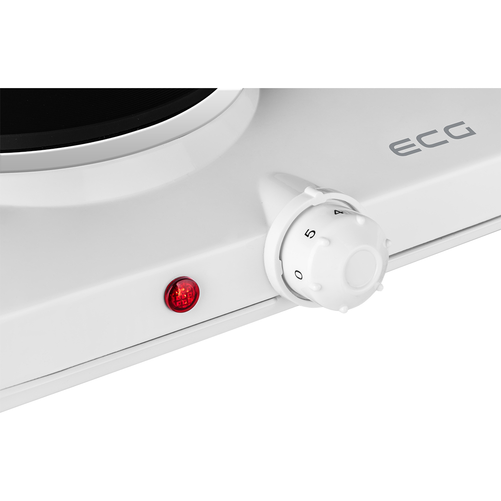 Настольная плита ECG EV 2512 White - 3 Настольная плита ECG EV 2512 White - 3