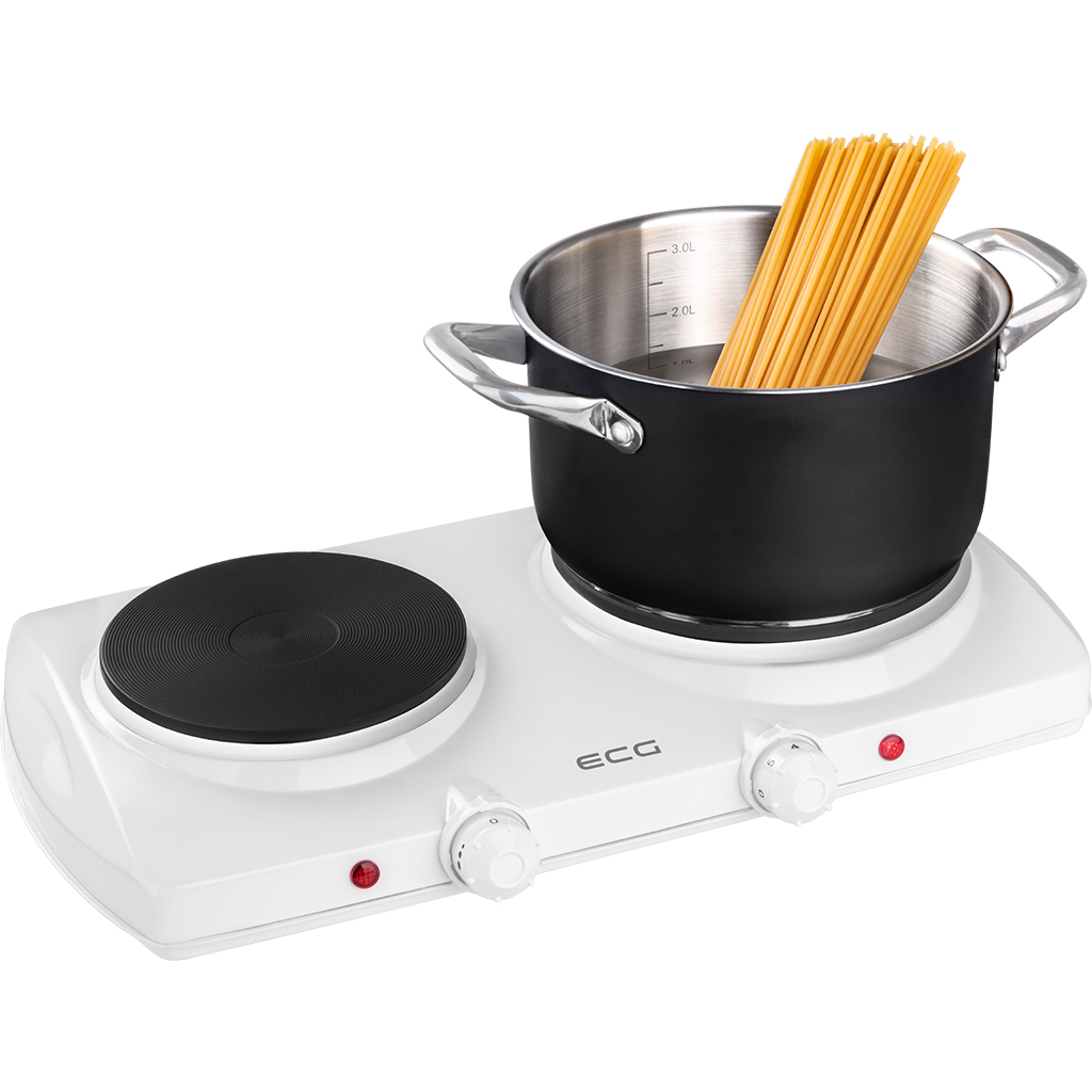 Настольная плита ECG EV 2512 White - 5 Настольная плита ECG EV 2512 White - 5