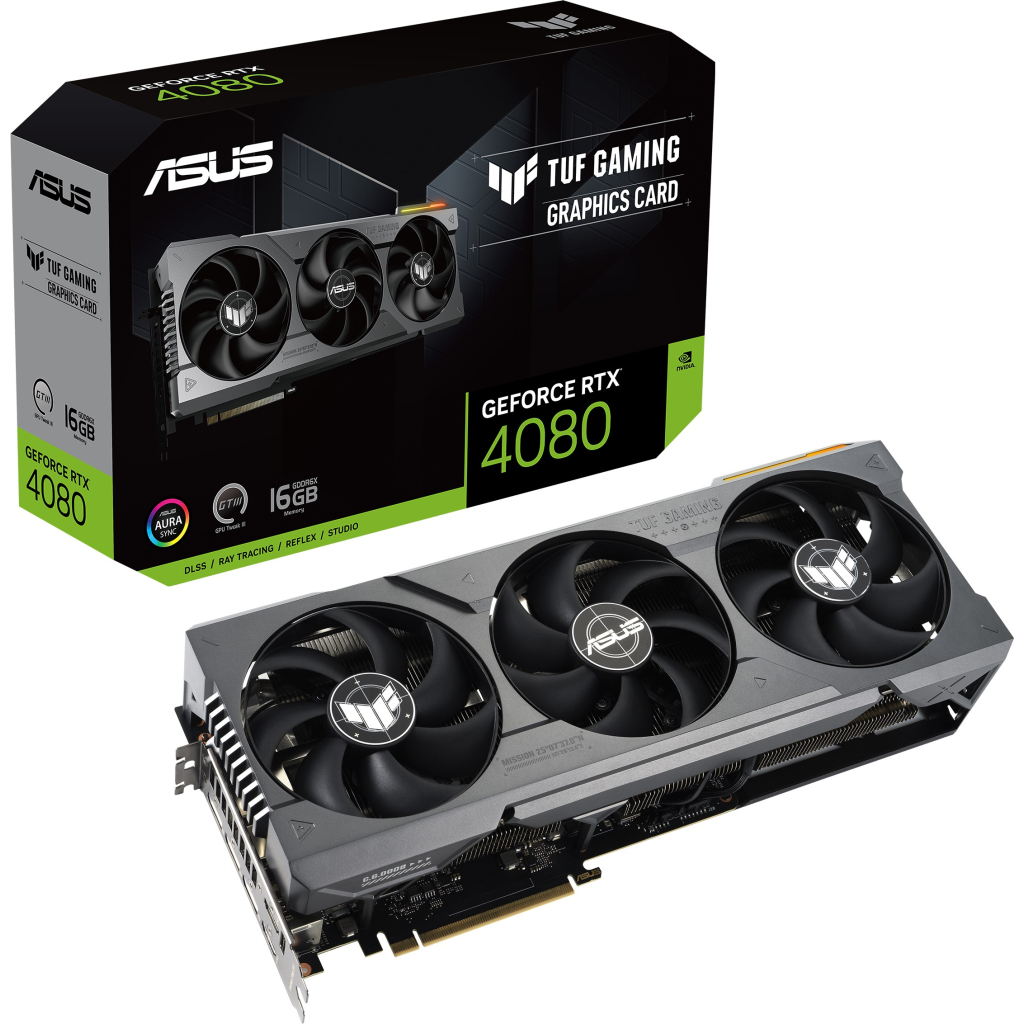 Видеокарта ASUS GeForce RTX4080 16Gb TUF GAMING (TUF-RTX4080-16G-GAMING) - 3