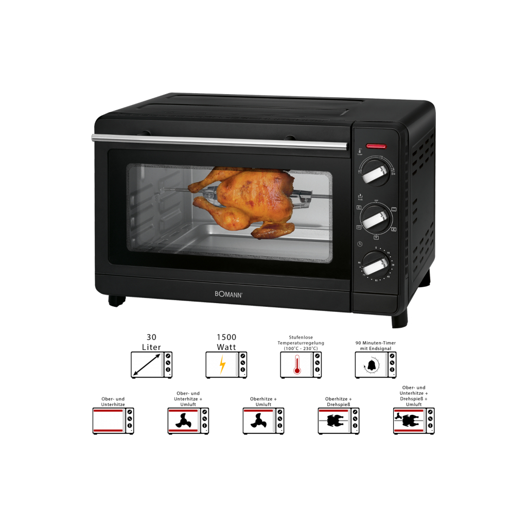 Электропечь Bomann MBG 6023 CB - 1