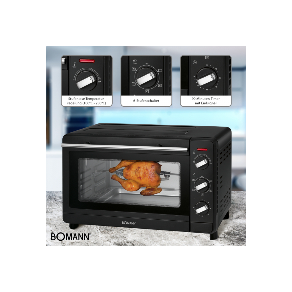 Электропечь Bomann MBG 6023 CB - 2