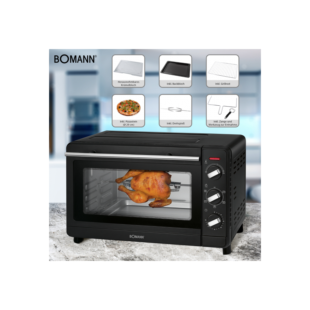 Электропечь Bomann MBG 6023 CB - 4