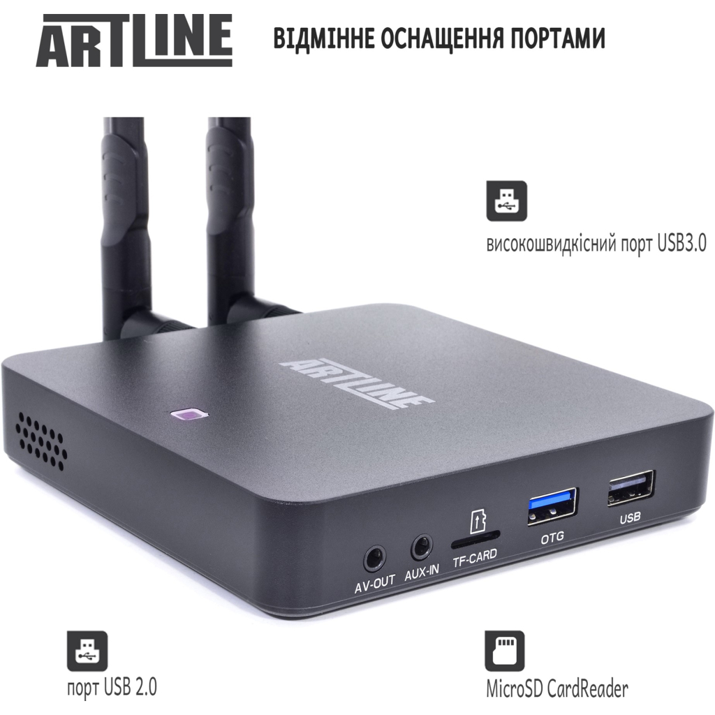 Медиаплеер Artline TvBox KM6 (KM6) - 3