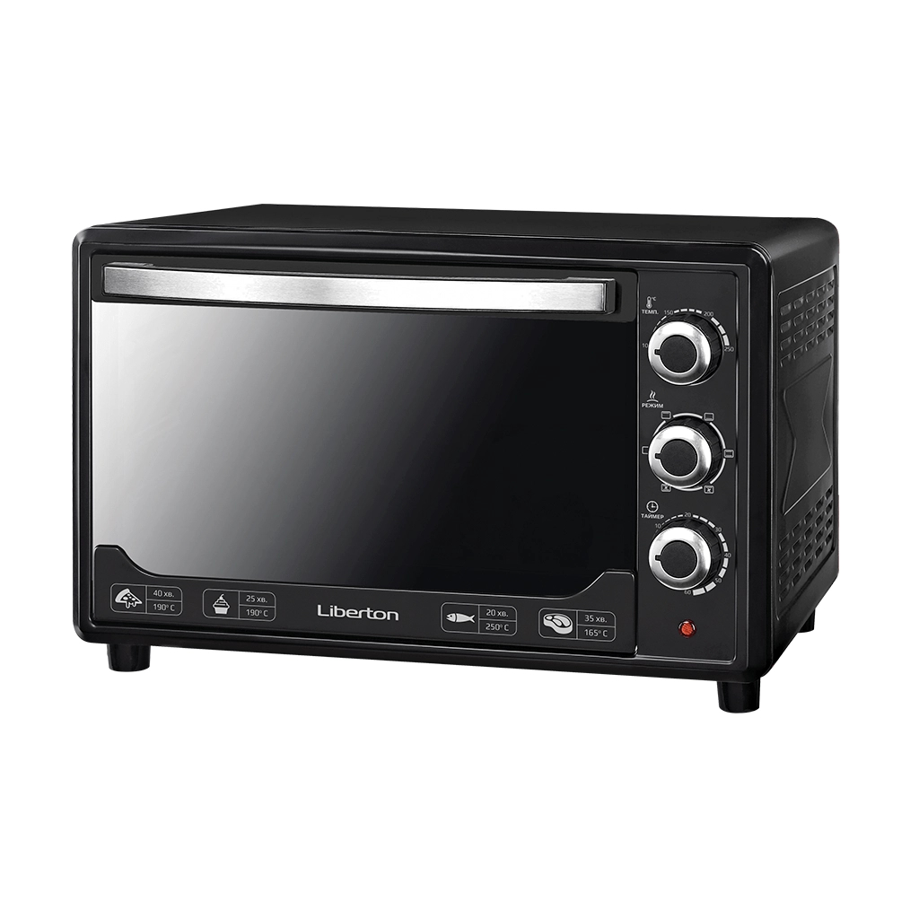 Электропечь Liberton LEO-480 Black Mirror