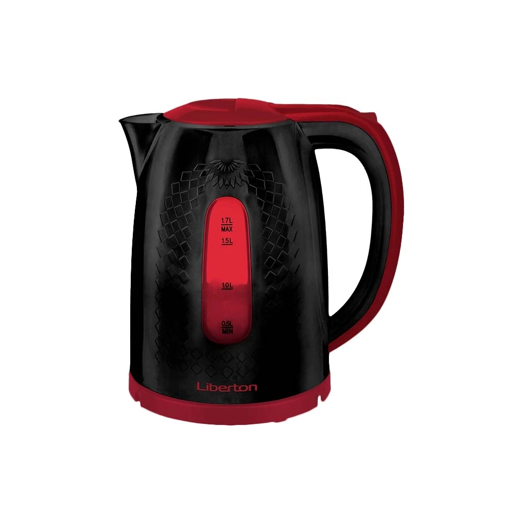 Электрочайник Liberton LEK-6813 black-bordo